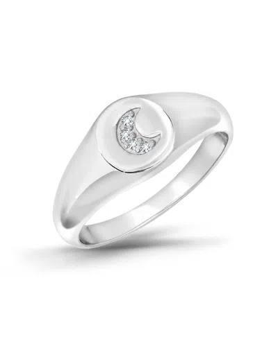 Macy's Cubic Zirconia Silver-tone Signet Ring