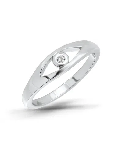 Macy's Cubic Zirconia Silver-tone Stacking Ring