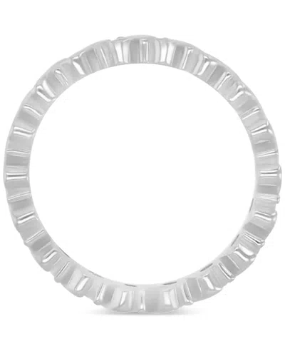 Macy's Cubic Zirconia Stack Ring (1-3/4 Ct. T.w.) In Sterling Silver