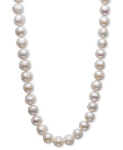 Macy's Cultured Freshwater Baroque Pearl (11-12mm) Graduated 17-1/2" Strand Necklace In White