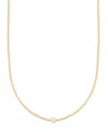 Macy's Cultured Freshwater Pearl (8-8.5mm) Stationed Bead Necklace In 14k Gold Over Sterling Silver, 18" Ma In Gold Over Silver
