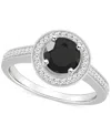 Macy's Cultured Freshwater Pearl & Diamond (1/5 Ct. T.w.) Halo Ring In Sterling Silver (also In Onyx, Labra In Onyx