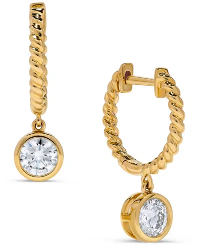 Macy's Dangling Stud Diamond Earrings (4/5 Ct. T.w.) In 14k Yellow Gold