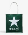 Macy's Dani Accessories  Logo Forest Green Shoulder Tote,  Exclusive In Green