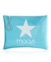 MACY'S DANI ACCESSORIES TURQUOISE MACY'S STAR COSMETICS TRAVEL CASE, CREATED FOR MACY'S