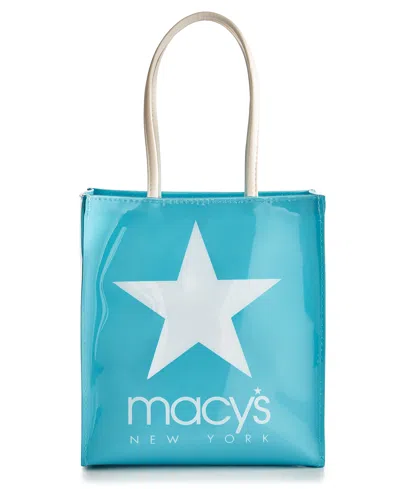 Macy's Dani Accessories Turqoise  Star Lunch Tote, Created For  In Black
