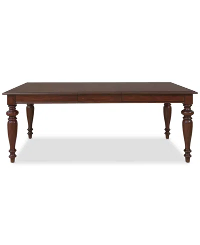 Macy's Daria Rectangular Dining Table In Brown