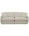 Macy's Daryll 2-pc. Fabric Sofa, Exclusively At  In White