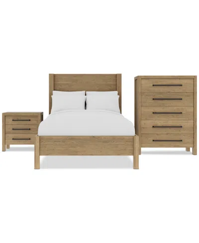 Macy's Davie 3-pc. Full Set (panel Bed, Chest & 3-drawer Nightstand)