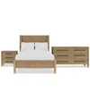 Macy's Davie 3-pc. Full Set (panel Bed, Chest & 3-drawer Nightstand)