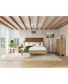 Macy's Davie 3-pc. King Set (leather Bed, Dresser & 1-drawer Nightstand), Created For  In Brown