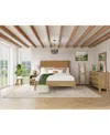 Macy's Davie 3-pc. King Set (leather Bed, Dresser & 1-drawer Nightstand), Created For  In Brown