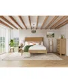 Macy's Davie 3-pc. Queen Set (leather Bed, Dresser & 3-drawer Nightstand), Created For  In Brown