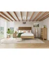 Macy's Davie 3-pc. Queen Set (leather Bed, Dresser & 3-drawer Nightstand), Created For  In Brown