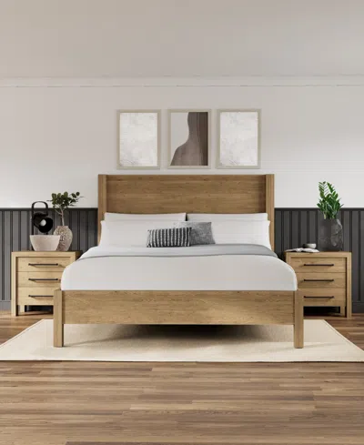 MACY'S DAVIE 3-PC. QUEEN SET (PANEL BED, DRESSER & 3-DRAWER NIGHTSTAND)
