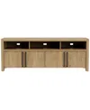 Macy's Davie 74" Media Console In Platinum Drift