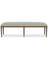 Macy's Davie Cracked Oak Dining Bench In Brown