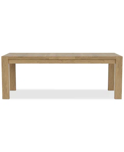 Macy's Davie Rectangular Dining Table In Brown