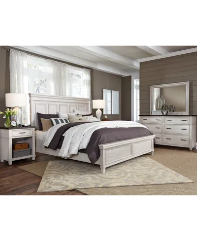 Macy's Dawnwood 3-pc. California King Set (bed, Dresser & 1-drawer Nightstand) In White