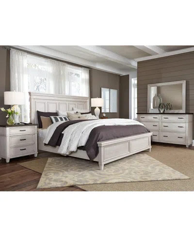 Macy's Dawnwood 3-pc. King Set (bed, Dresser & 2-drawer Nightstand) In Ivory
