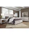 Macy's Dawnwood 3-pc. Queen Set (bed, Dresser & 1-drawer Nightstand) In White