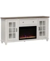Macy's Dawnwood Media Consoles Collection In White