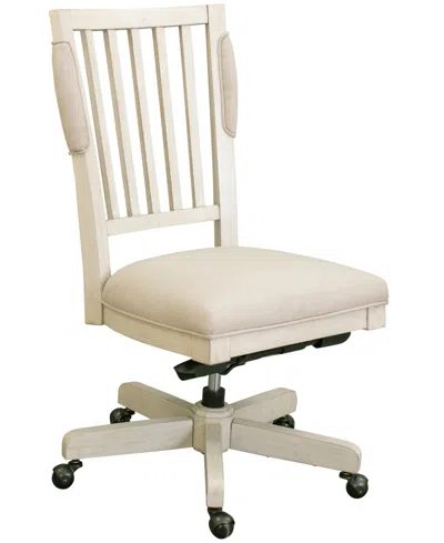 Macy's Dawnwood Office Chair In Aged Ivory