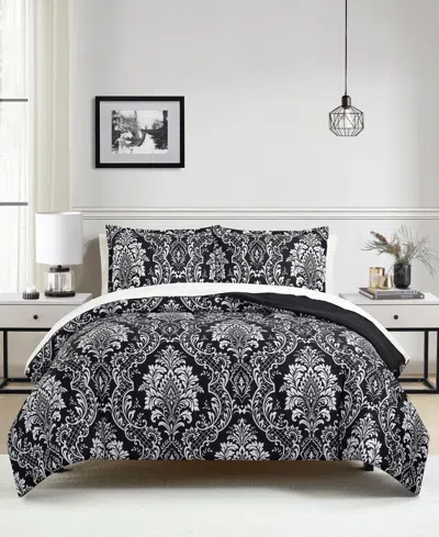 Macy's Demi Reversible 3-pc. Comforter Sets In Black