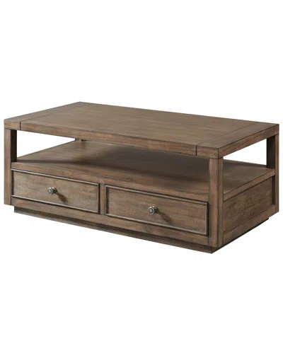 Macy's Denali Cocktail Table In Brown