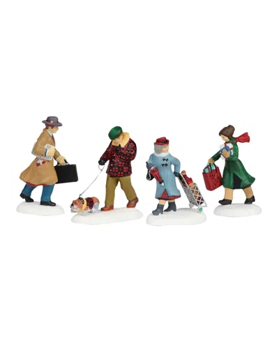 Macy's Department 56 Villages Busy City Sidewalks In Multi