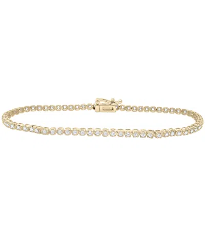 Macy's Diamond (1 Ct. T.w.) Bracelet In 14k Yellow Gold (also Available In 14k White Gold)