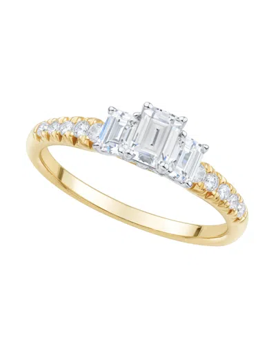 Macy's Diamond (1 Ct. T.w.) Engagement Ring In 14k Yellow Gold