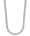 MACY'S DIAMOND 20" DOUBLE ROW NECKLACE (1 CT. T.W.) IN STERLING SILVER