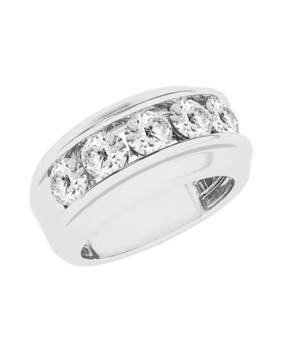 Macy's Diamond (3 Ct. T.w.) Ring In 10k White Gold In Gray