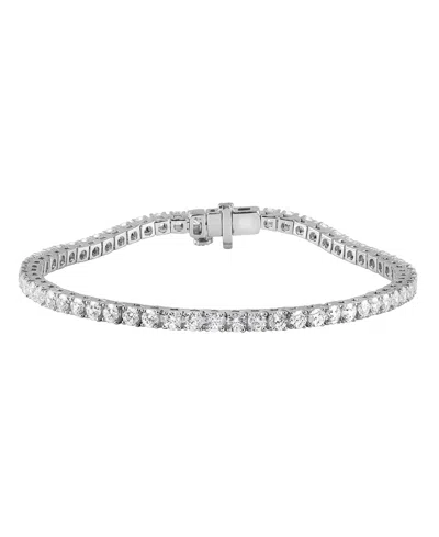 Macy's Diamond (5 Ct. T.w.) Bracelet In 14k White Gold