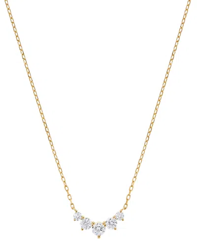 Macy's Diamond (5/8 Ct. T.w.) Necklace In 14k Yellow Gold