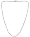 Macy's Diamond All-around 16-1/2" Collar Necklace (5-1/2 Ct. T.w.) In 14k White Gold In White Gold