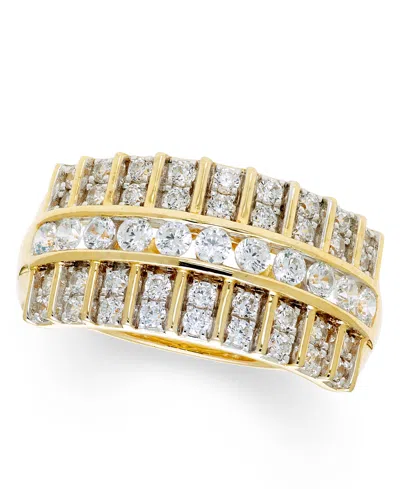 Macy's Diamond Band (1 Ct. T.w.) In 14k Yellow Gold