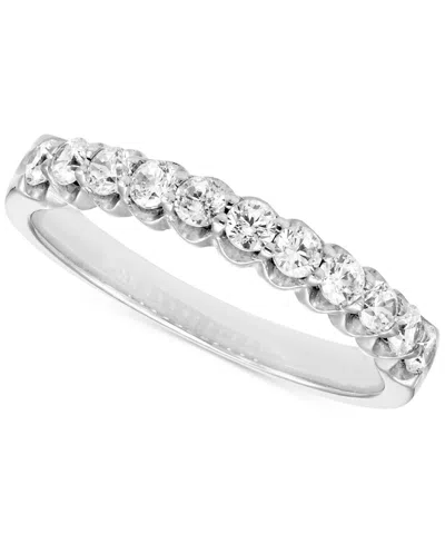 Macy's Diamond Band (1/2 Ct. T.w.) In 14k White Gold