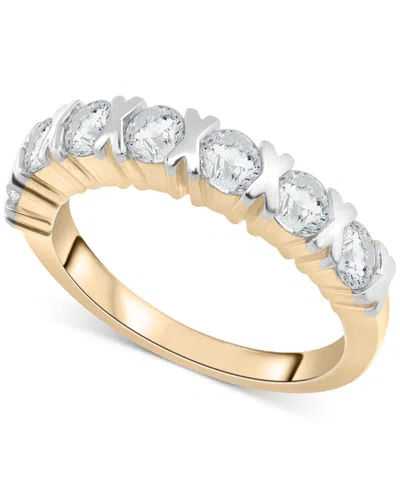 Macy's Diamond Band Ring (1 Ct. T.w.) In 14k Yellow Gold