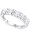Macy's Diamond Band Ring (1/2 Ct. T.w.) In 14k White Or Yellow Gold In White Gold