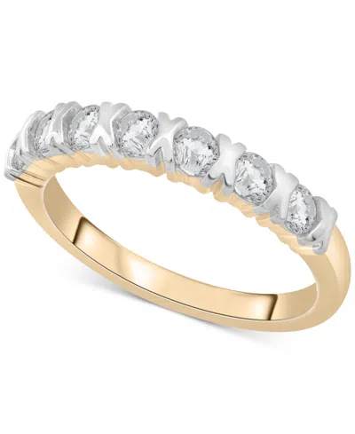 Macy's Diamond Band Ring (1/2 Ct. T.w.) In 14k Yellow Gold