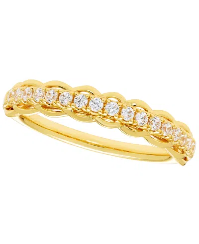 Macy's Diamond Band Ring (1/4 Ct. T.w.) In 10k Yellow Gold