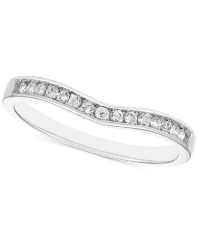 Macy's Diamond Band Ring (1/6 Ct. T.w.) In 14k White Gold