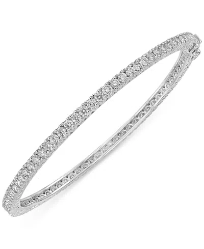Macy's Diamond Bangle Bracelet (4 Ct. T.w.) In 14k White Gold