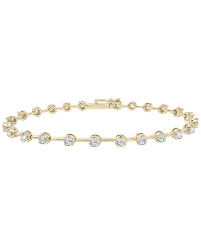 Macy's Diamond Bar Set Bracelet (2-1/3 Ct. T.w.) In 14k White Gold (also Available In 14k Yellow Gold)