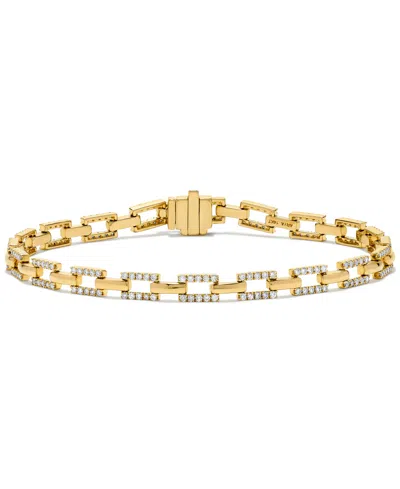 Macy's Diamond Bracelet (1-1/2 Ct. T.w.) In 14k Yellow Gold