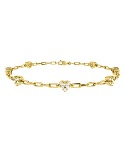 Macy's Diamond Bracelet (1/2 Ct. T.w.) In 10k Yellow Gold