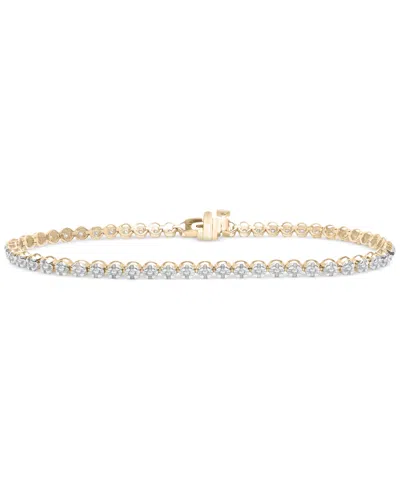 Macy's Diamond Bracelet (1/2 Ct. T.w.) In 10k Yellow Gold, Created For