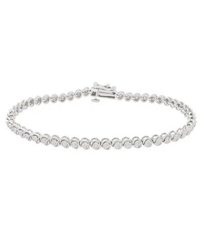 MACY'S DIAMOND BRACELET (1/2 CT. T.W.) IN STERLING SILVER